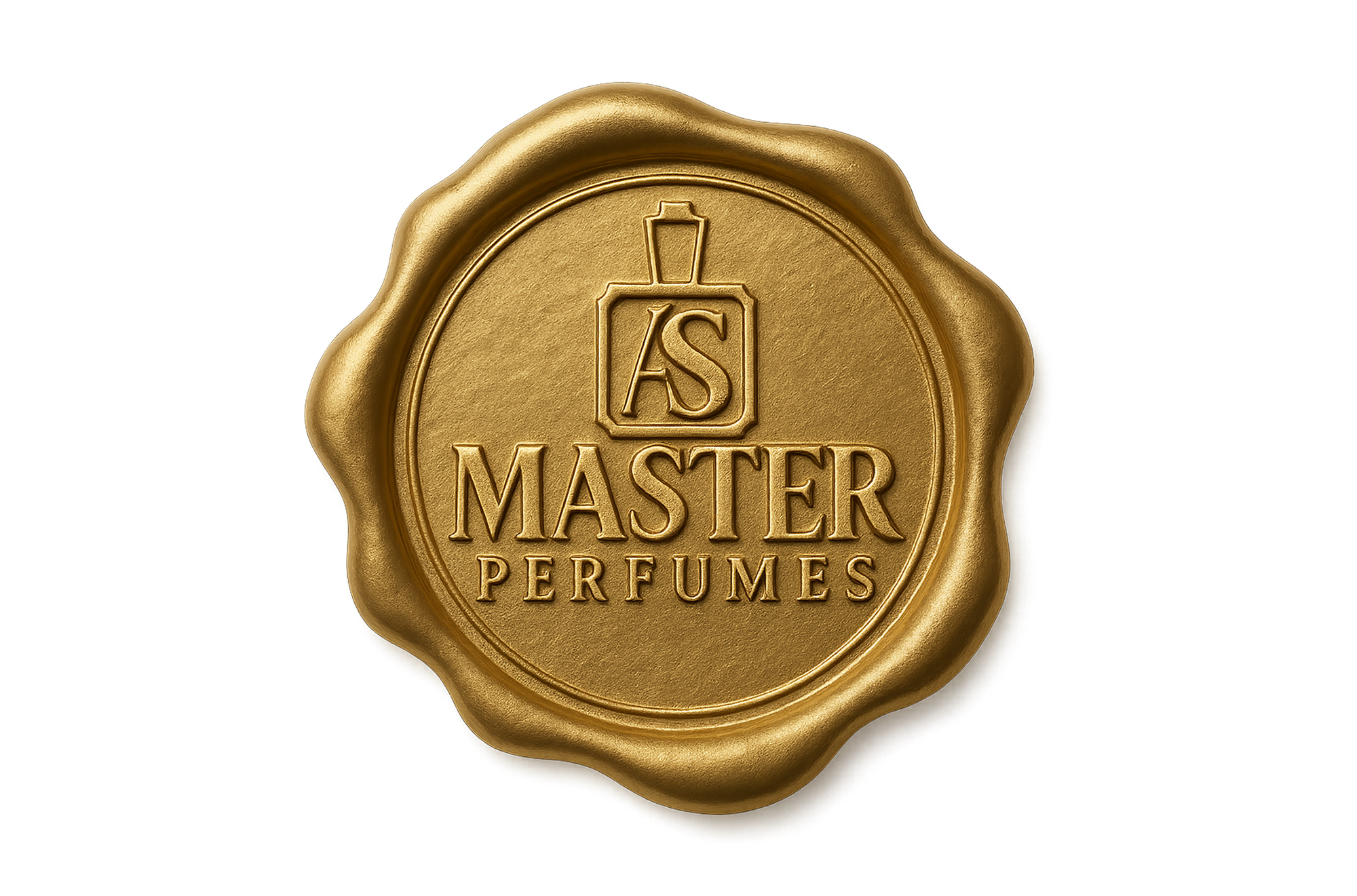 Master Perfumes gold wax seal emblem